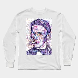 MIKHAIL BULGAKOV - watercolor portrait Long Sleeve T-Shirt